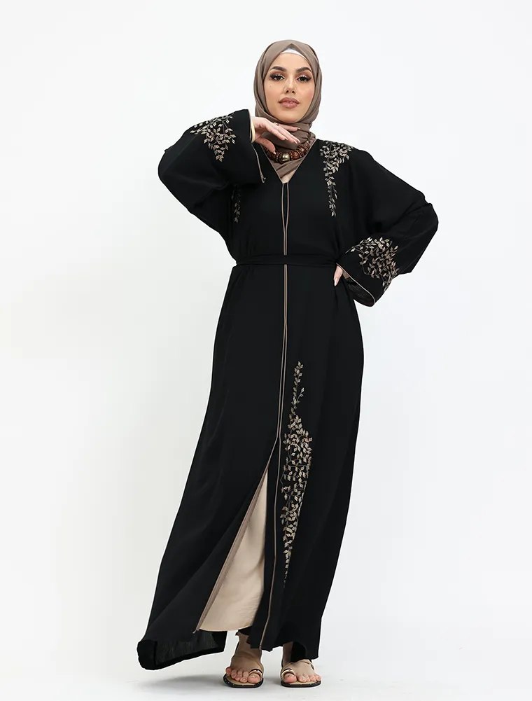 Black Huraira Abaya